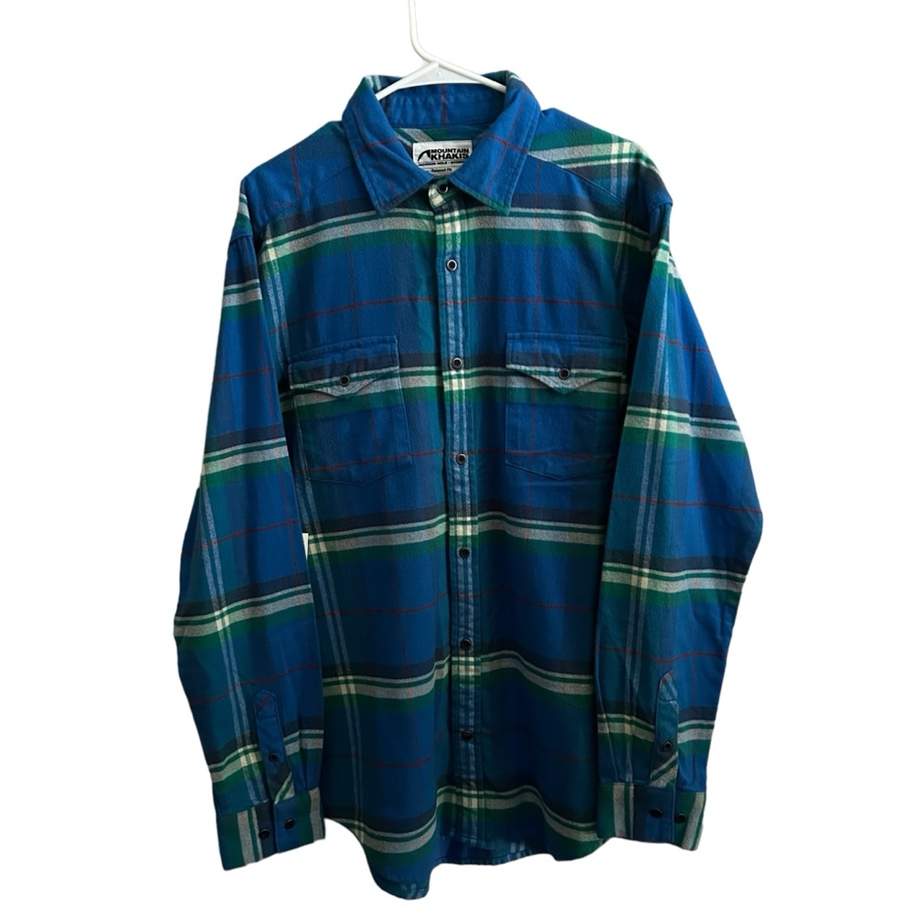 NWT Mountain Khakis Long Sleeve Button Teton Flannel Shirt S10